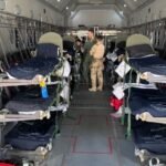 A woman and 15 other children from Gaza, who were undergoing medical care in Egypt for the last several months, have been evacuated to Spain for further treatment, according to the WHO.