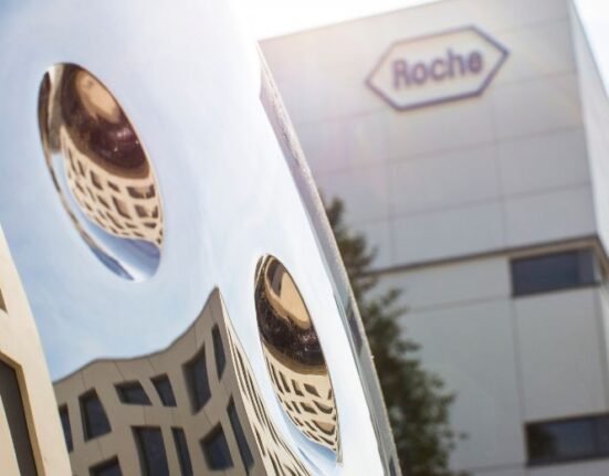 Swiss drugmaker, Roche, halted a lung cancer trial after it failed to meet the goal of progression-free survival compared to an existing treatment of Merck & Co.