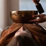 Sound therapy through singing bowl, it heals and brings peace