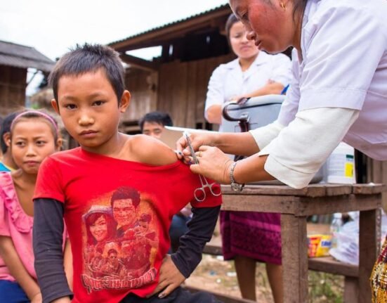 A school-aged child died following an outbreak of measles in Texas, US, and the number of people infected in the outbreak has gone up to 146, the Texas Department of State Health Services stated.