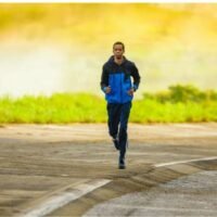 man running