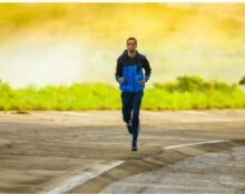man running