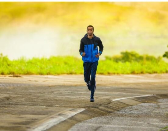 man running